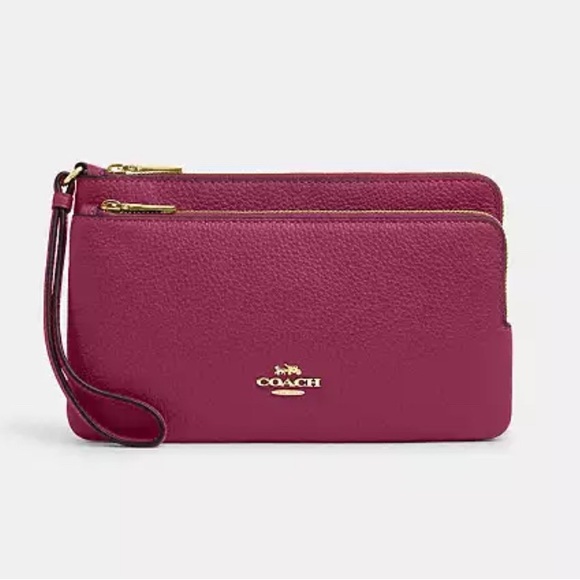 NWT Coach Outlet Double Zip Wallet - Picture 1 of 6